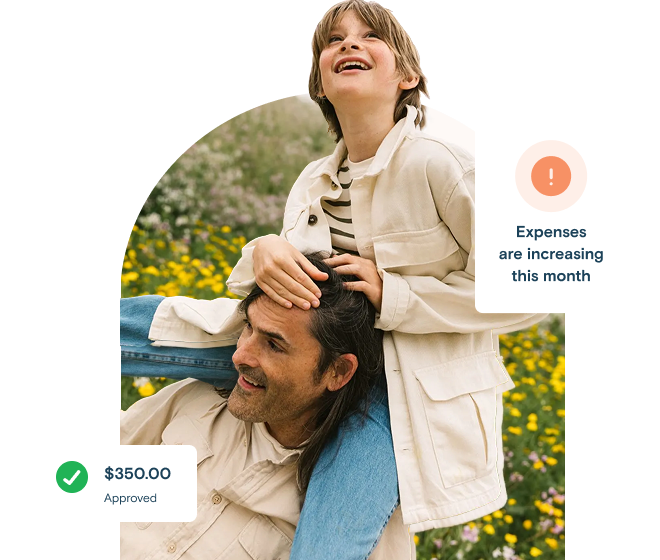 Expenses are increasing this month. $350 loan approved.